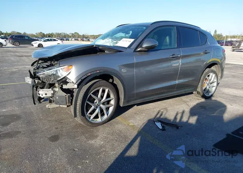 2018 Alfa Romeo Stelvio Ti Sport Awd from USA, damaged, VIN ZASFAKNN0J7B60841